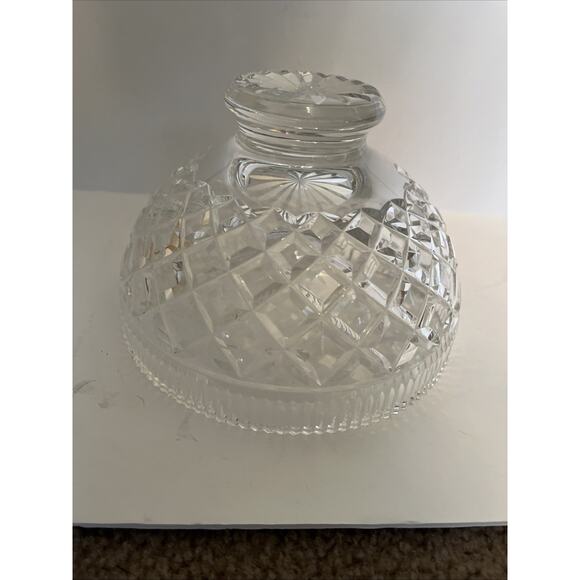 Waterford Killeen Crystal Footed Bowl 8” Candy Dish - Picture 9 of 10